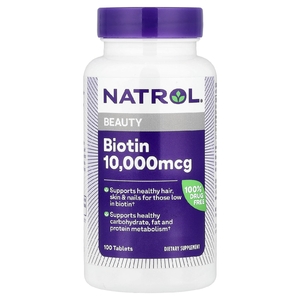 Natrol, биотин, 100 таблеток