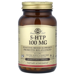 Solgar, 5-HTP, 90 растительных капсул