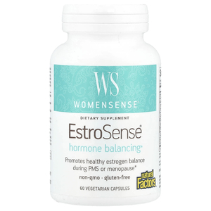 Natural Factors, гормональный баланс EstroSense®, 60 вегетарианских капсул