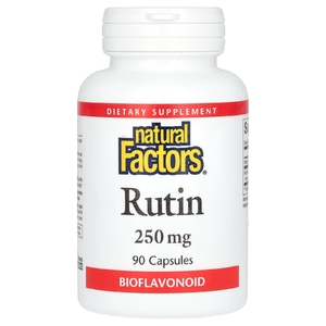 Natural Factors, рутин, 250 мг, 90 капсул