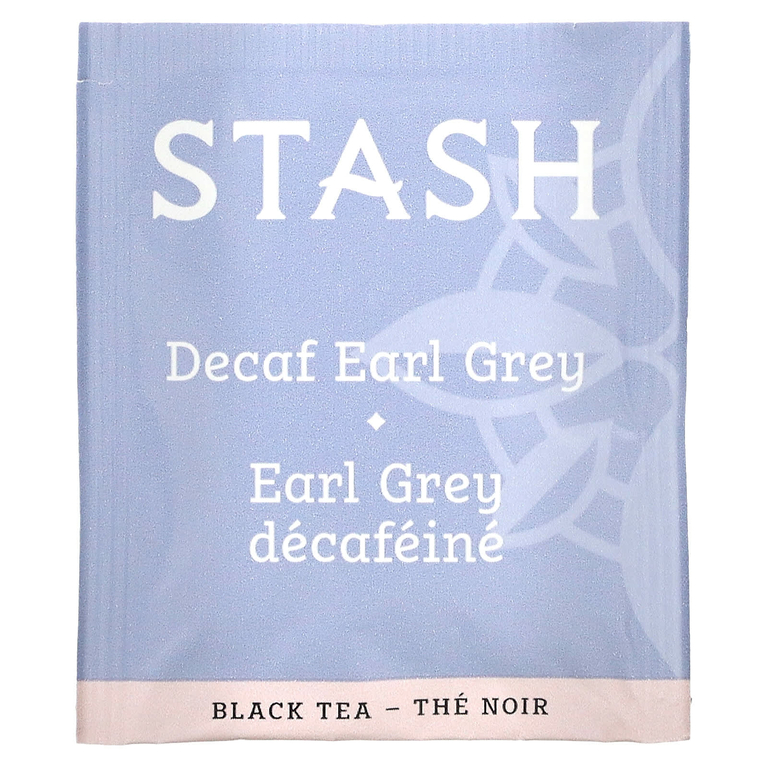 Stash Tea, черный чай, с бергамотом, без кофеина, 18 чайных пакетиков, 33 г (1,1 унции)