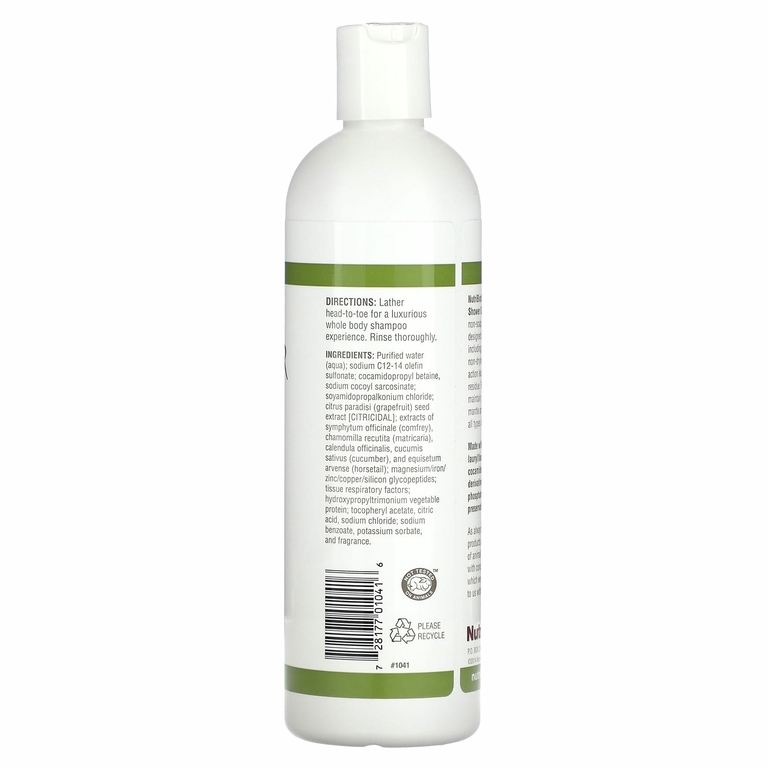 NutriBiotic, Супер гель для душа, без мыла, ванильный чай, 355 мл (12 жидк. унц.)