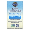 Garden of Life, RAW Probiotics, витамины для мужчин от 50 лет, 85 млрд, 90 вегетарианских капсул (28,33 млн живых культур в 1 капсуле)