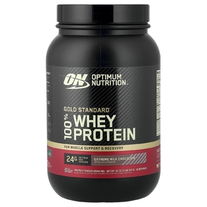 Optimum Nutrition, сывороточный протеин, со вкусом молочного шоколада, 907 г (2 фунта)