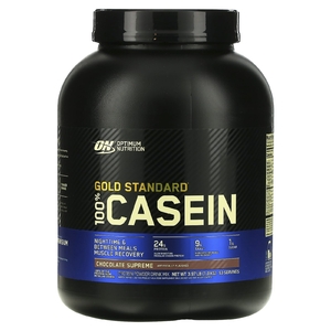 Optimum Nutrition, Gold Standard® 100% Casein, со вкусом шоколада, 1,8 кг (3,97 фунта)