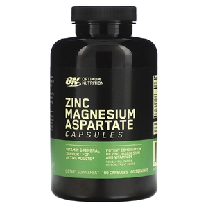 Optimum Nutrition, Цинка и магния аспартат, 180 капсул