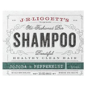 J.R. Liggett's, твердый шампунь, жожоба и перечная мята, 99 г (3,5 унции)