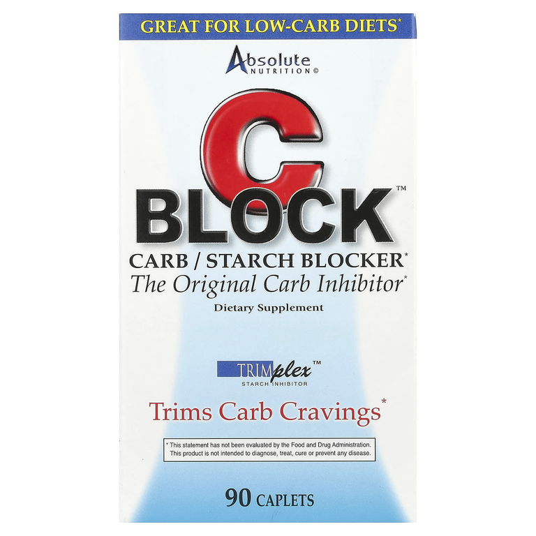 Absolute Nutrition, CBlock ™, блокатор углеводов и крахмала, 90 капсул