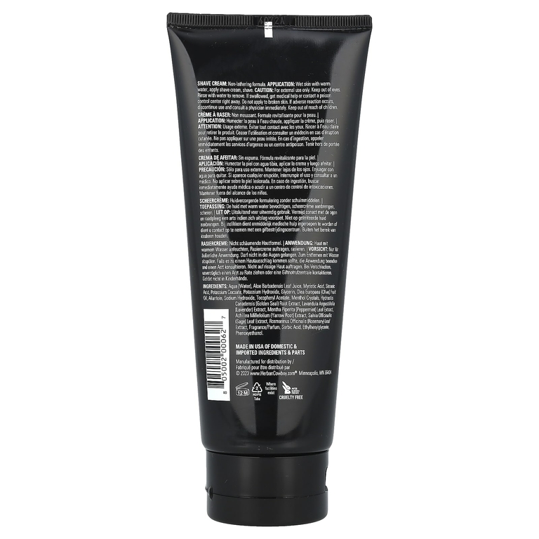 Herban Cowboy, Dusk®, крем для бритья с алоэ, 200 мл (6,7 жидк. унц.)