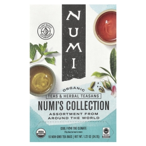Numi Tea, Органический чаи, чаи и травяные сборы, коллекция Numi, 16 чайных пакетиков без ГМО, 1,26 унц. (34,7 г) (Товар снят с продажи) 