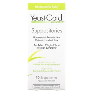 YeastGard Advanced, суппозитории Yeast Gard Advanced, 10 суппозиториев