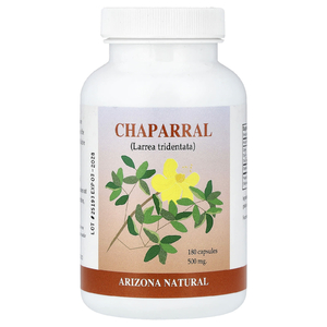 Arizona Natural, чапараль, 180 капсул (500 мг в 1 капсуле)