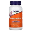 NOW Foods, астаксантин, 4 мг, 90 капсул
