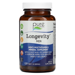 Pure Essence, Longevity Men, 120 таблеток