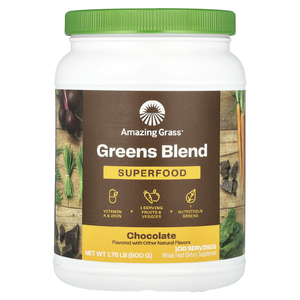 Amazing Grass, Green Superfood, шоколад, 800 г (28,2 унции)