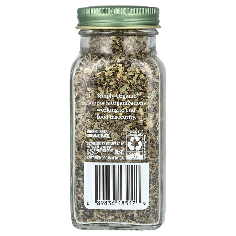 Simply Organic, Базилик, 15 г (0,54 унции)