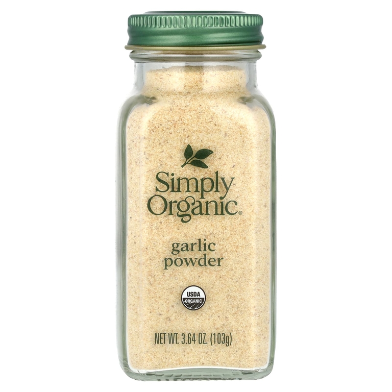 Simply Organic, чеснок в форме порошка, 103 г (3,64 унции)