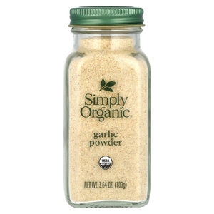 Simply Organic, чеснок в форме порошка, 103 г (3,64 унции)