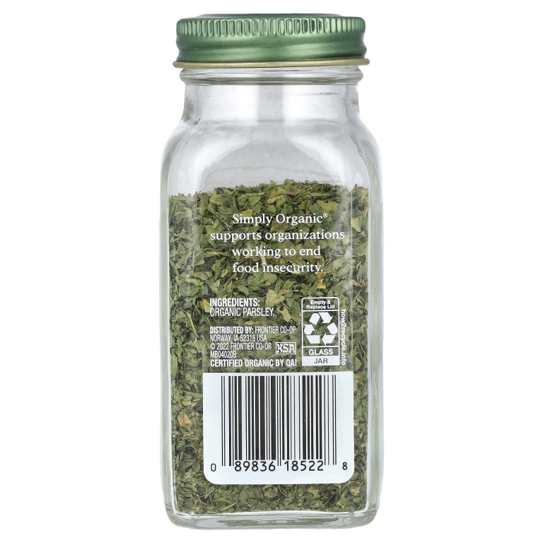 Simply Organic, Петрушка, 7 г (0,26 унции)