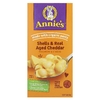 Annie's Homegrown, Макароны и сыр, скорлупа и выдержанный чеддер, 170 г (6 унций)