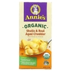 Annie's Homegrown, Органические макароны и сыр, скорлупа и выдержанный чеддер, 170 г (6 унций)