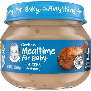 Gerber, 2nd Foods, соус с курицей для детей, 2,5 унции (71 г)