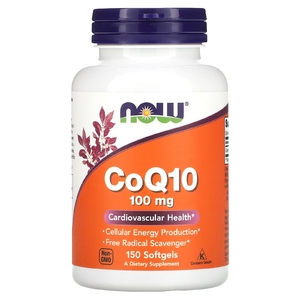NOW Foods, коэнзим Q10, 100 мг, 150 капсул