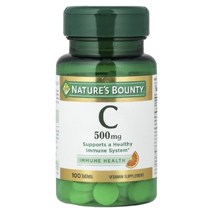 Nature's Bounty, витамин C, 500 мг, 100 таблеток