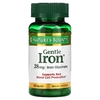 Nature's Bounty, Gentle Iron, железо, 28 мг, 90 капсул