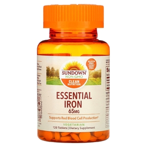 Sundown Naturals, Незаменимое железо, 65 мг, 120 таблеток (Товар снят с продажи) 