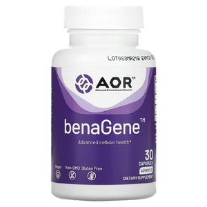 Advanced Orthomolecular Research AOR, BenaGene, 30 вегетарианских капсул