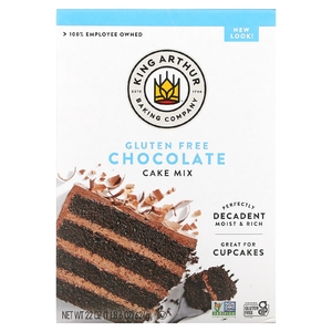 King Arthur Baking Company, Смесь для шоколадного торта, без глютена, 624 г (22 унции)