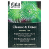 Gaia Herbs, очищение и детокс, без кофеина, 16 чайных пакетиков, 32 г (1,13 унции) (Товар снят с продажи) 