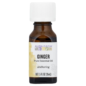 Aura Cacia, Чистое эфирное масло, имбирь, 15 мл (0,5 жидк. унц.)