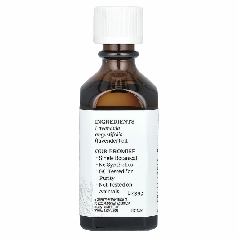 Aura Cacia, Чистое эфирное масло, лаванда, 59 мл (2 жидк. унц.)