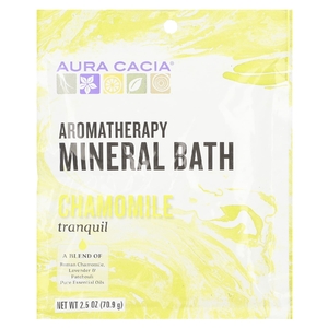 Aura Cacia, добавка для ванны с ароматерапевтическими минералами, ромашка, 70,9 г (2,5 унции) (Товар снят с продажи) 