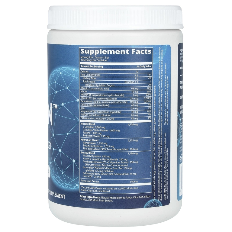 MRM Nutrition, DRIVEN, предтренировочная добавка, ягоды, 350 г (12,3 унции)