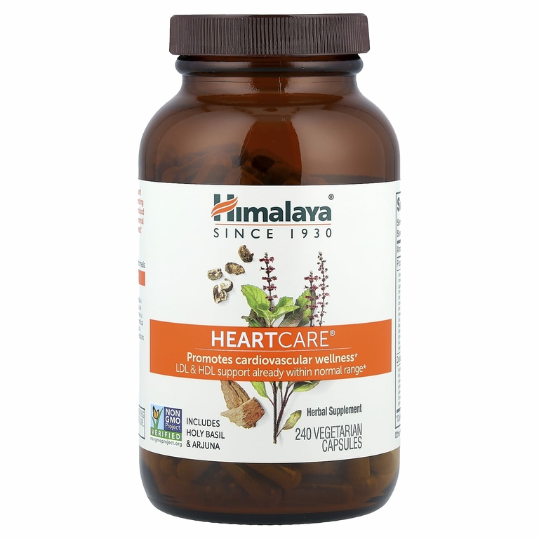 Himalaya, растительный комплекс для здоровья сердечно-сосудистой системы, 240 вегетарианских капсул