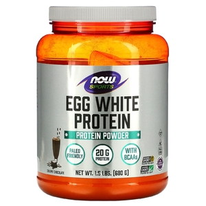 NOW Foods, Sports, протеин из яичного белка, сливочный шоколад, 680 г (1,5 фунта)