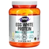 NOW Foods, Протеин яичного белка, без сахара, ванильный крем, 1,5 фунта (680 г)