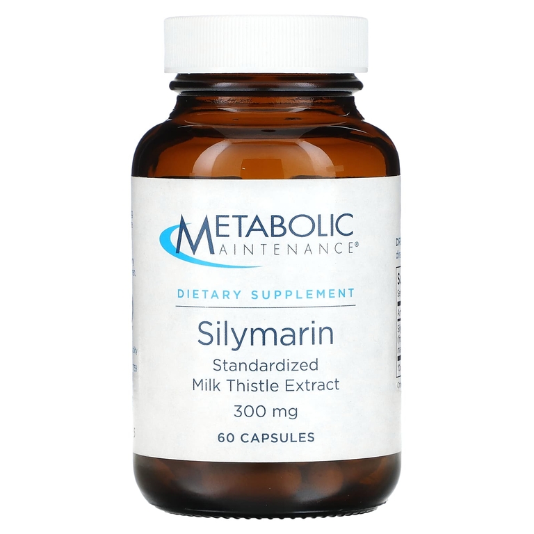 Metabolic Maintenance, Силимарин, стандартизированный экстракт расторопши, 300 мг, 60 капсул