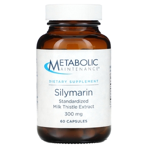 Metabolic Maintenance, Силимарин, стандартизированный экстракт расторопши, 300 мг, 60 капсул