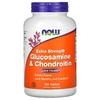 NOW Foods, глюкозамин и хондроитин, с повышенной силой действия, 120 таблеток