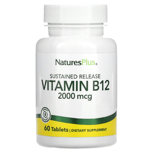 NaturesPlus, витамин B12, 2000 мкг, 60 таблеток
