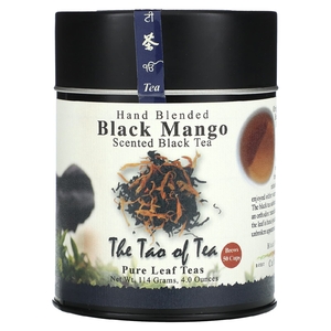 The Tao of Tea, Ручной купаж, ароматизированный черный чай, черное манго, 114 г (4 унции) (Товар снят с продажи) 