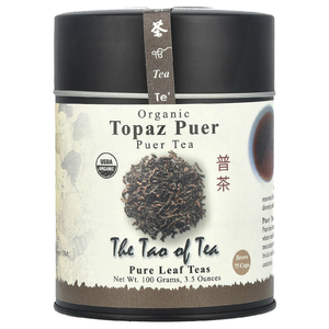 The Tao of Tea, 100% Органический Чай Пуэр Топаз, 3.5 унции (100 г)
