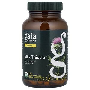 Gaia Herbs, расторопша, 120 веганских капсул