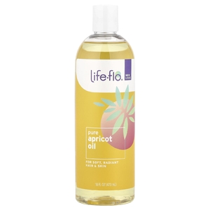 Life-flo, Чистое абрикосовое масло для ухода за кожей, 473 мл