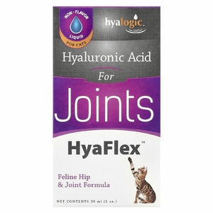 Hyalogic, HyaFlex, для кошек, гиалуроновая кислота для суставов, 30 мл (1 унция)