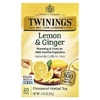 Twinings, Herbal Tea, Lemon & Ginger, Caffeine Free, 20 Tea Bags, 1.06 oz (30 g)